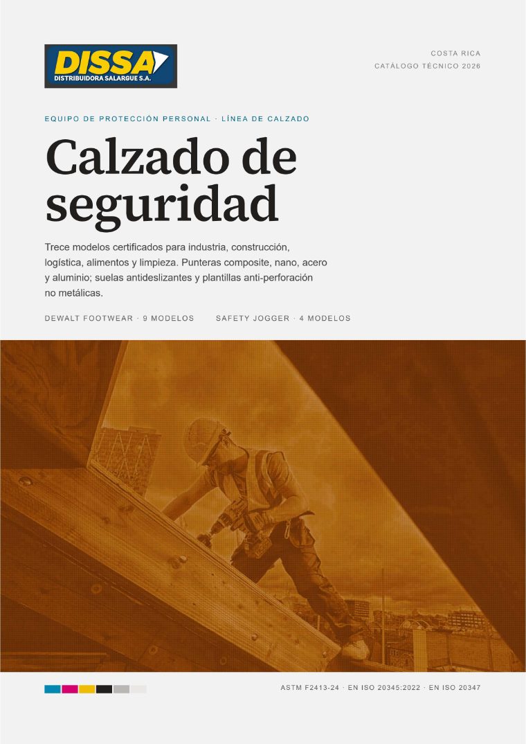 Portada del catálogo de calzado de seguridad 2026